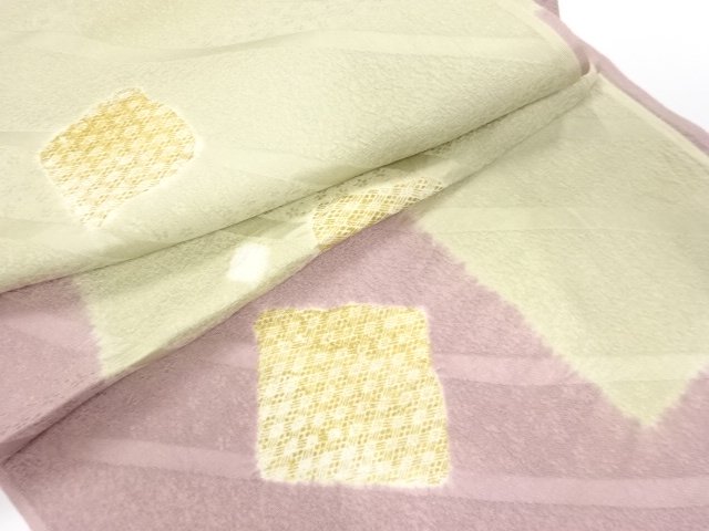  未使用品　正絹　絞り　帯揚げ